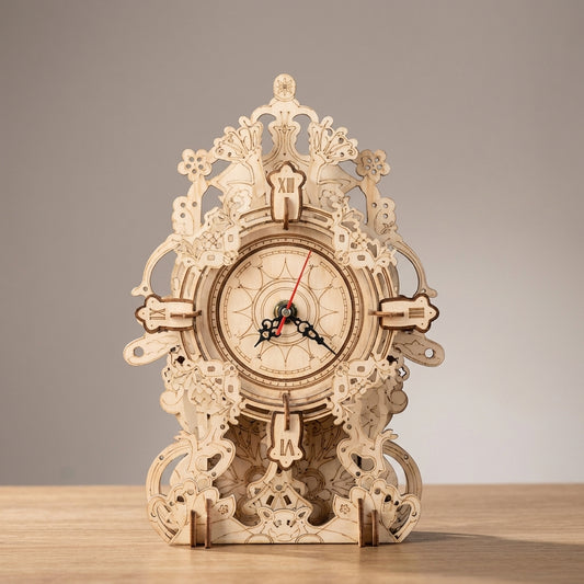 The Artisan Baroque Mechanical Wooden Clock