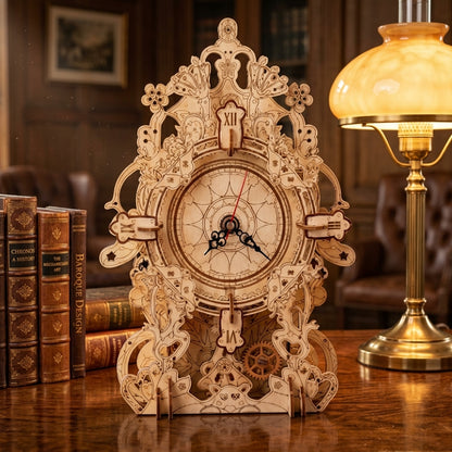 The Artisan Baroque Mechanical Wooden Clock